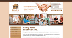 Desktop Screenshot of familyhomehealthcareinc.com